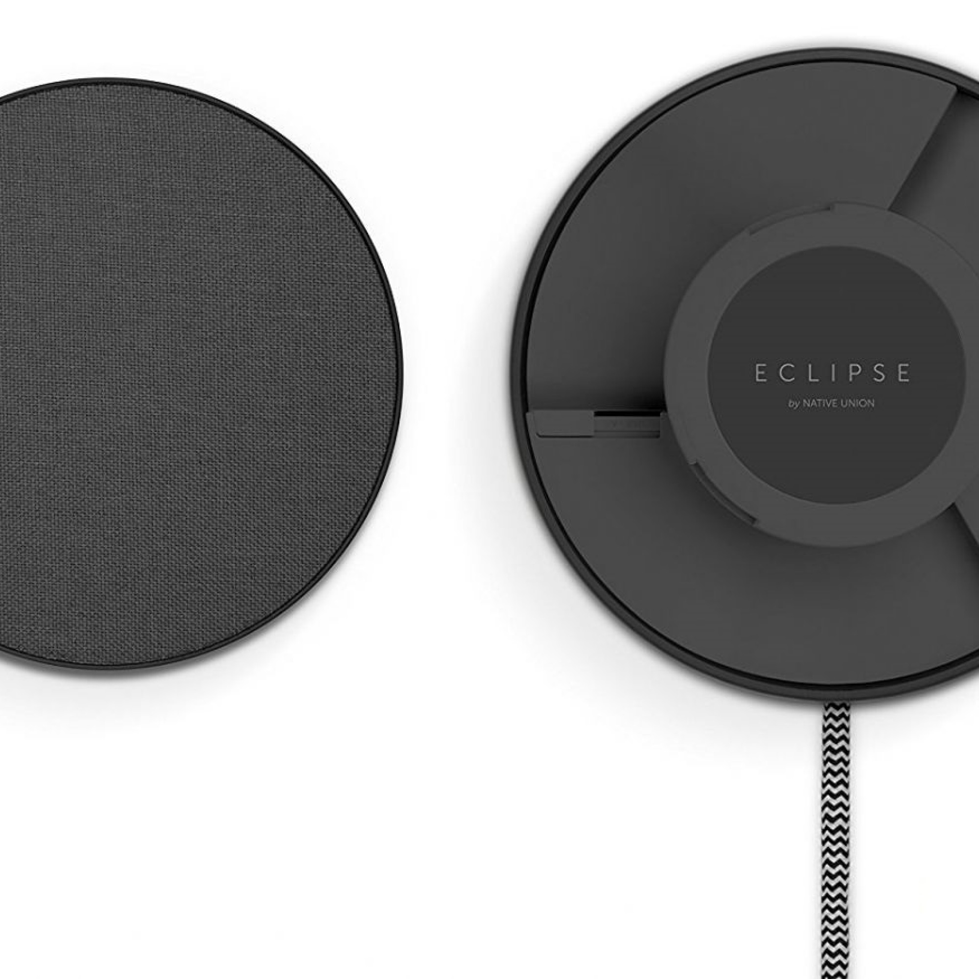 Зарядний Native Union Eclipse Charger 3-Port USB Fabric Slate (EC-GRY-FB-EU)
